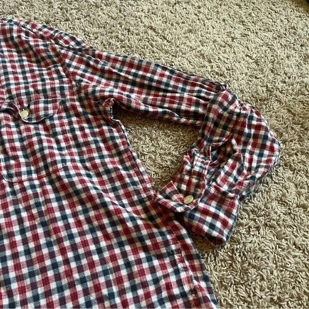 J Crew Men’s Plaid Cotton Workshirt Button Down Medium